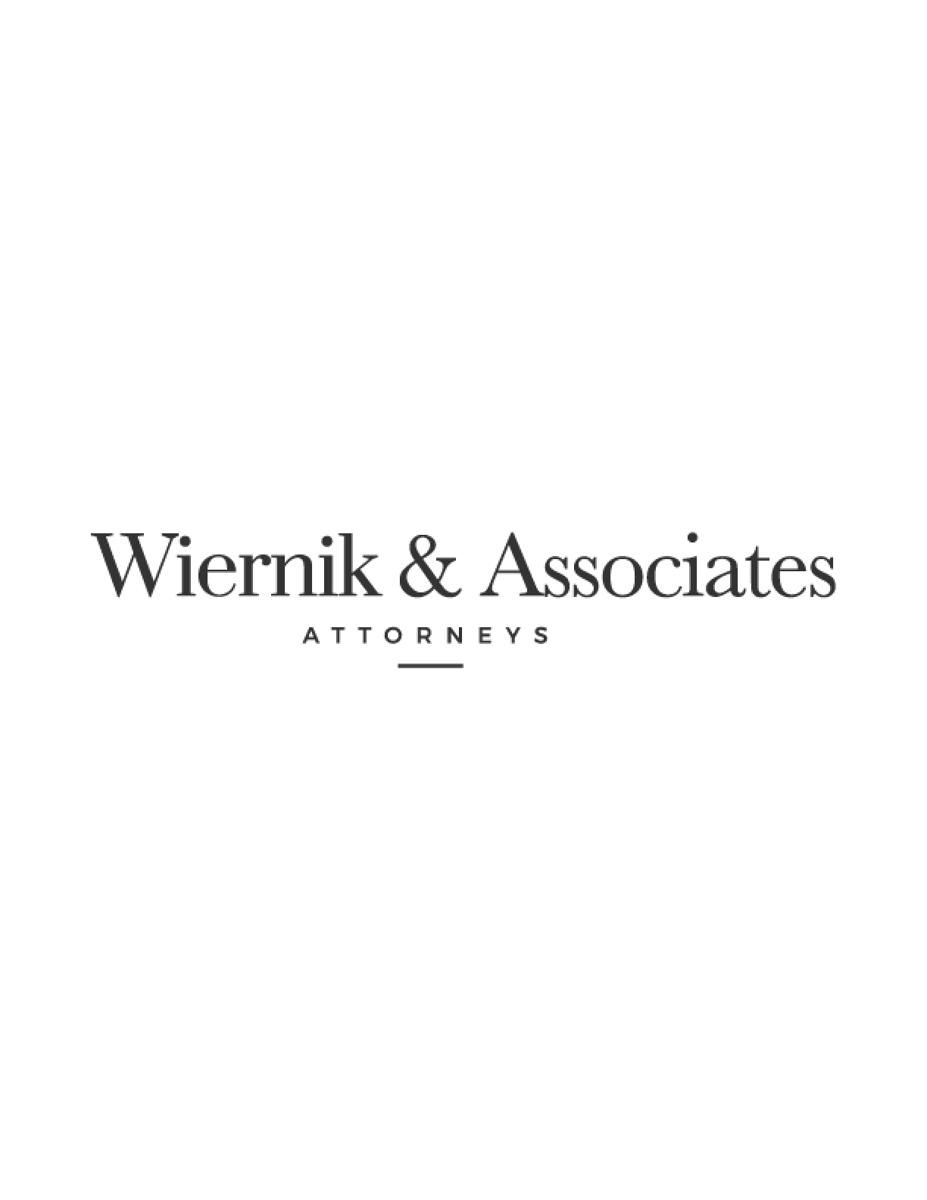 WIERNIK & ASSOCIATES logo